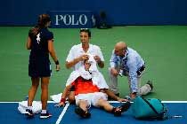 美国名将抽筋眩晕遗憾退赛