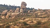 枣庄惊现奇石阵 怪石林立形态万千