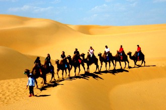 距北京最近的沙漠，内蒙古库布奇