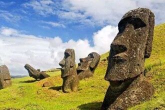 复活节岛上为什么会有那么多巨人石像