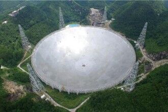 超级天眼今日启动 500米口径球面射电望远镜曝光