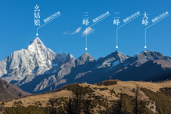 想要攀登四姑娘山，那你对这四座山有多少了解呢？