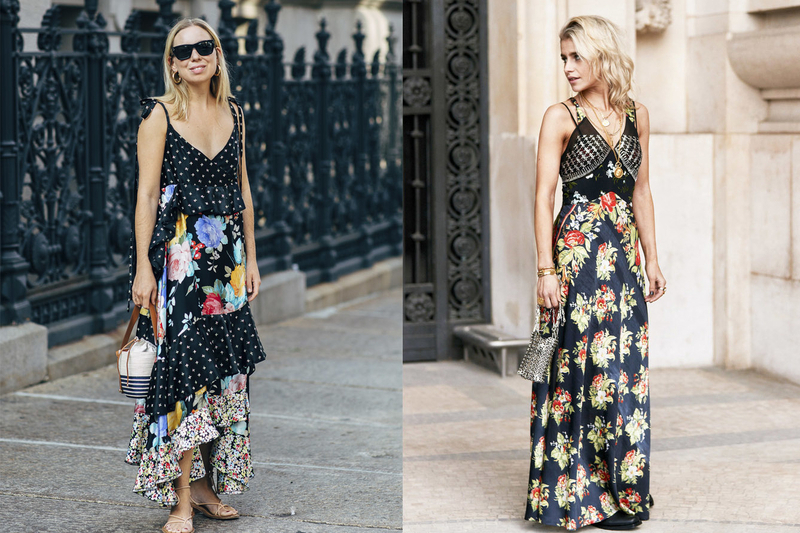 又到甜甜的恋爱季节了，小清新印花吊带连衣裙让你更具女人魅力