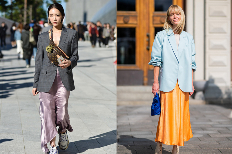 自带华丽特效的缎面半身裙，让你轻松穿出高级美，让人难以移开眼