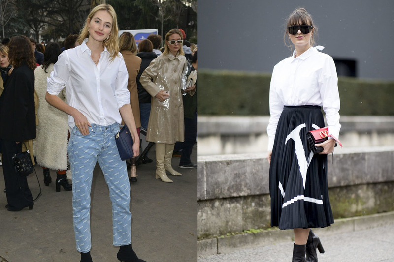 戒不掉的白衬衫情结！春季上演简洁干练时尚穿搭，打造气质女神范