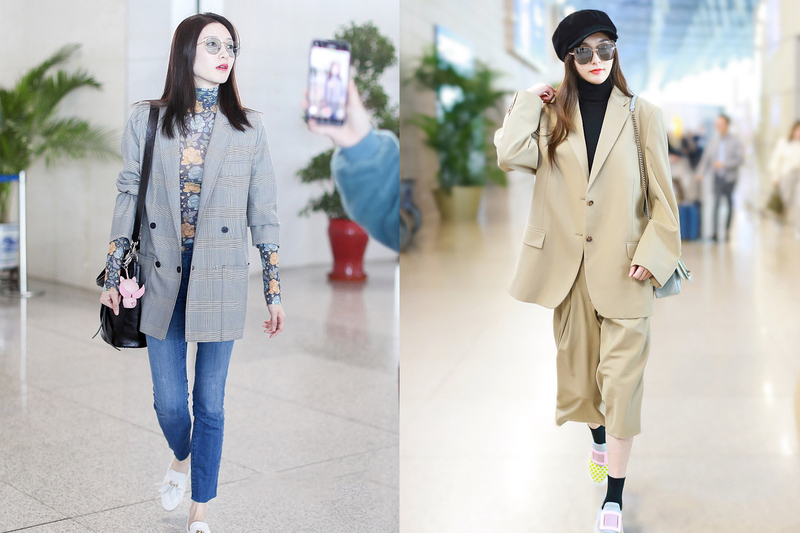 气质西装搭配高领衫，职场女性解锁早春时髦新姿势，让你气场全开