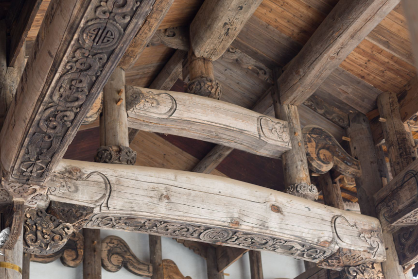 中国古建筑木构件中的月梁