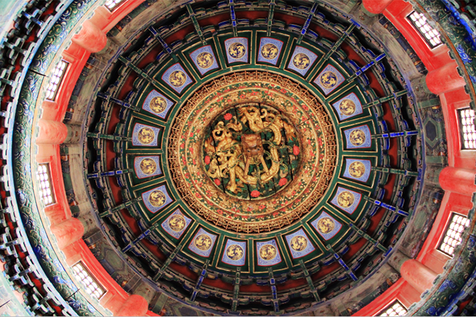 中国古建筑关于藻井的装饰艺术