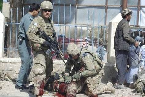 美三军总司令刚到 阿富汗就传出爆炸消息 俄：已有16人当场丧生