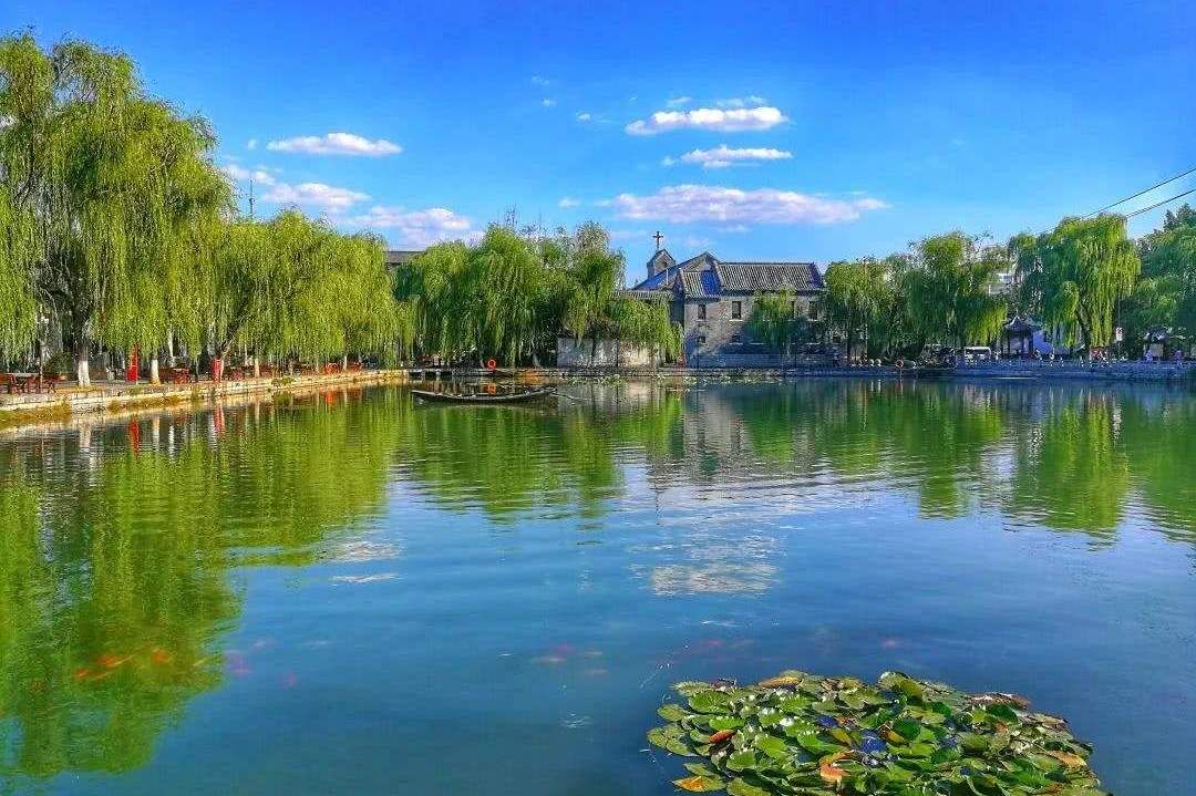 济南曲水亭街，比丽江更有诗情画意，如同画中