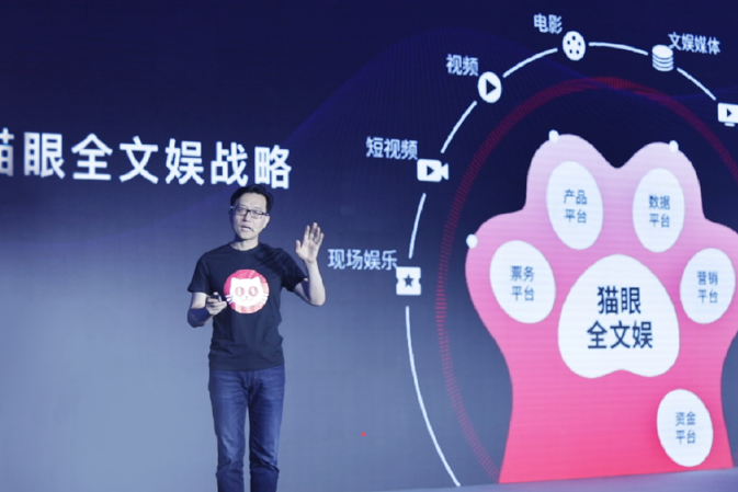 猫眼全文娱战略升级，五大平台构筑“猫爪模型”