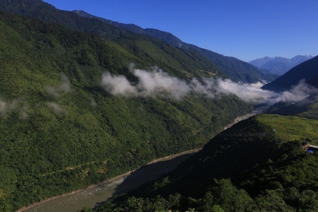 你见过用藤桥编织成的桥吗？据今已有几百年的历史