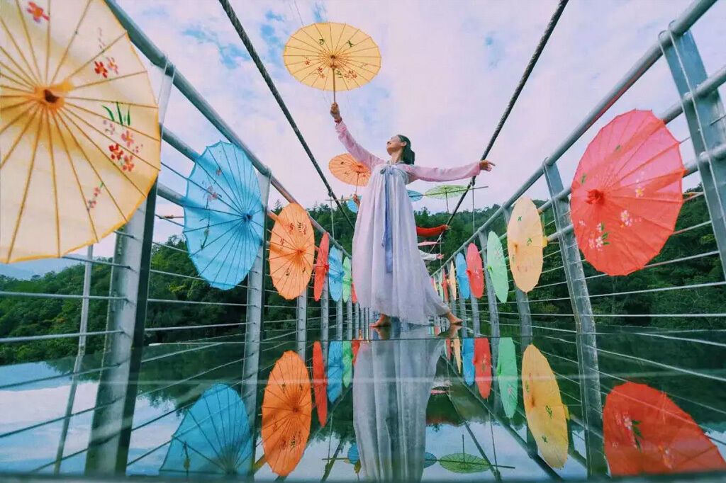 高空汉服秀，森林广场舞！11月郴州九龙江旅游区游玩推荐