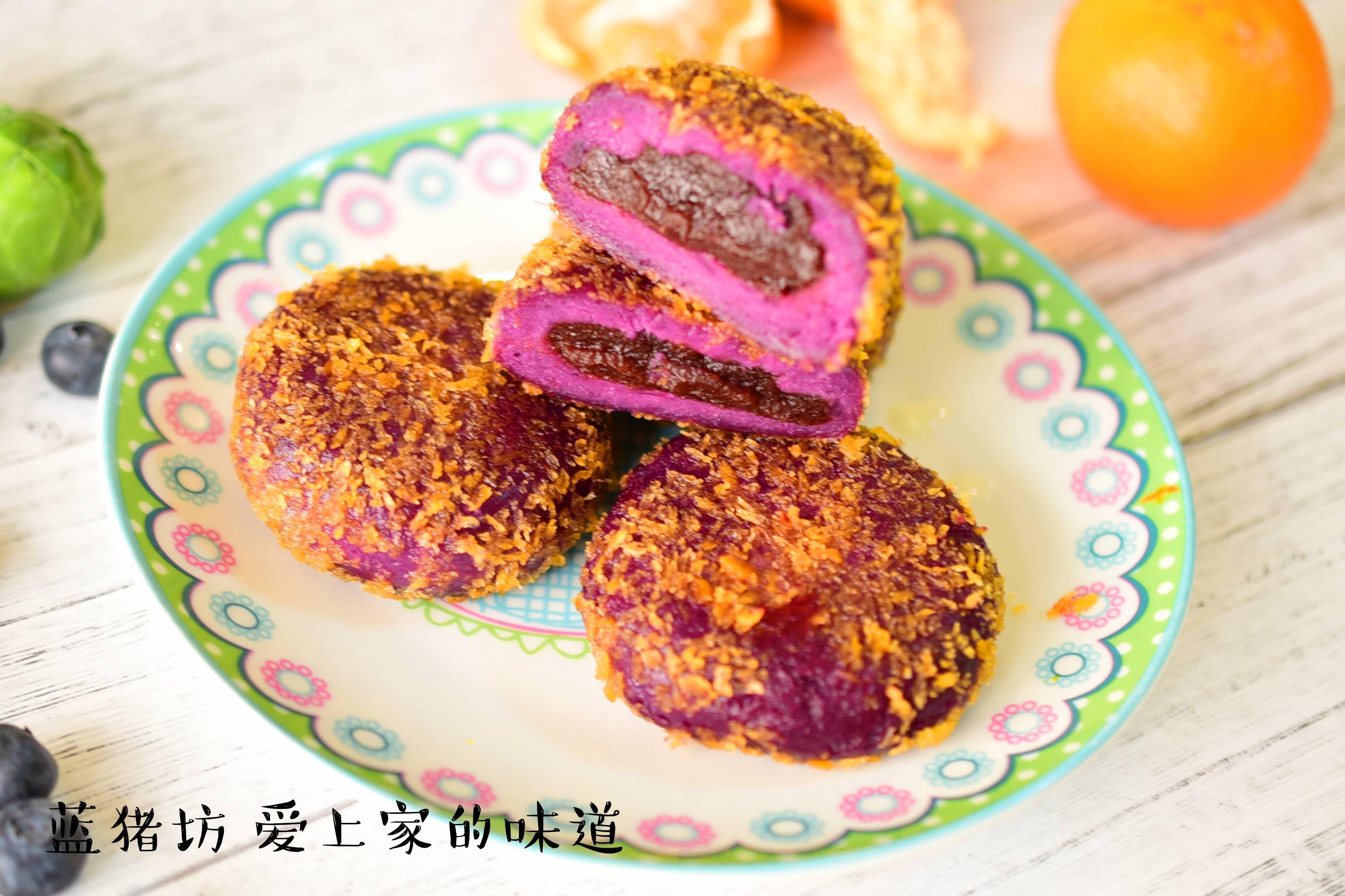 紫薯饼新做法，香甜软糯，孩子天天吃不腻