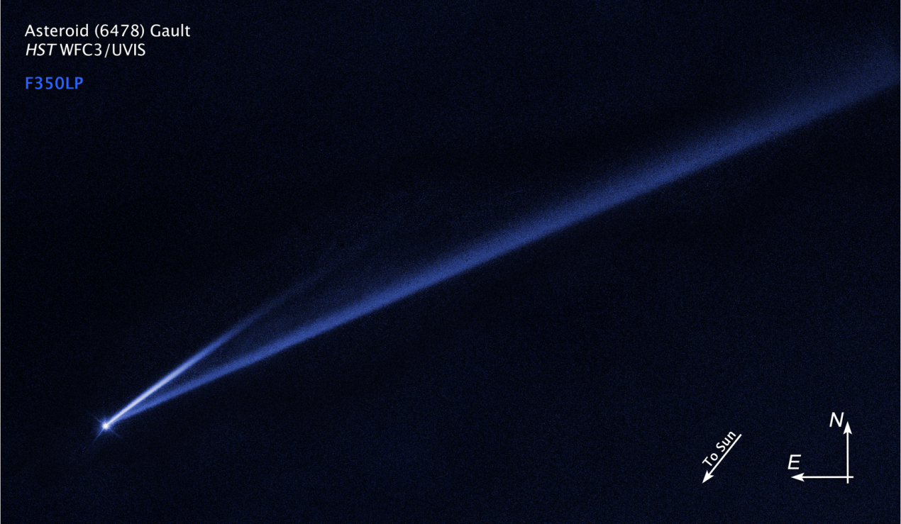 天文学家首次发现一颗颜色正在变化的小行星