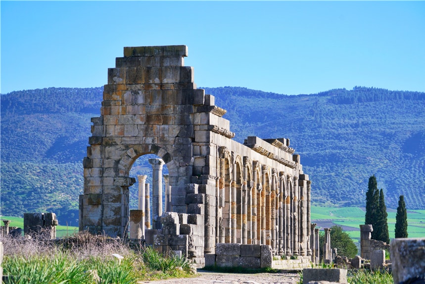 世界上保存最完好的古罗马遗址，位于北非摩洛哥，门票10元却很少看到游客