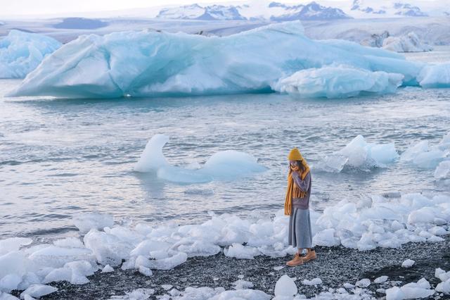 冰岛著名的冰河湖，不但是好莱坞电影的取景地，刘昊然也曾来打卡