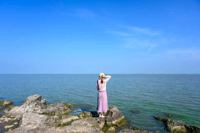 安徽合肥也可以看“海景”，就藏在巢湖东岸，几乎没有游客