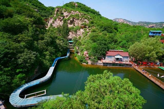 北京周边亲子游，清凉谷玩水最爽，水上项目多而刺激