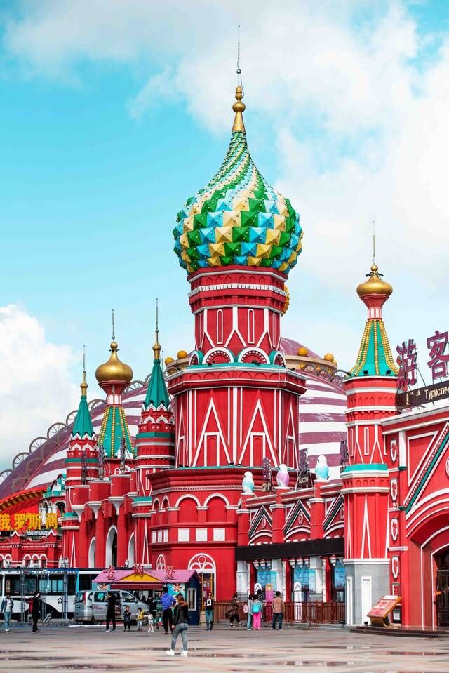 呼伦贝尔套娃广场，满洲里的“迪士尼”，融合中、俄、蒙三国风情